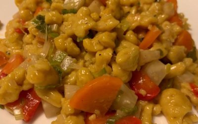 indische Curry-Spätzle